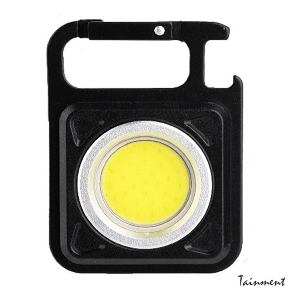 Lanterna Multifuncional Magnética Super Forte abridor garrafas Lanterna Multifuncional Mini Super Forte Chaveiro Pingente Cor da luz Branca Alça Lanterna com Ímã
