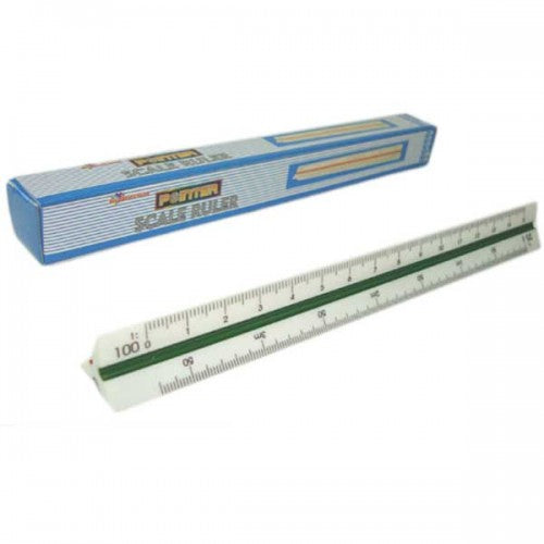 Escalímetro triangular 15cm / escalas