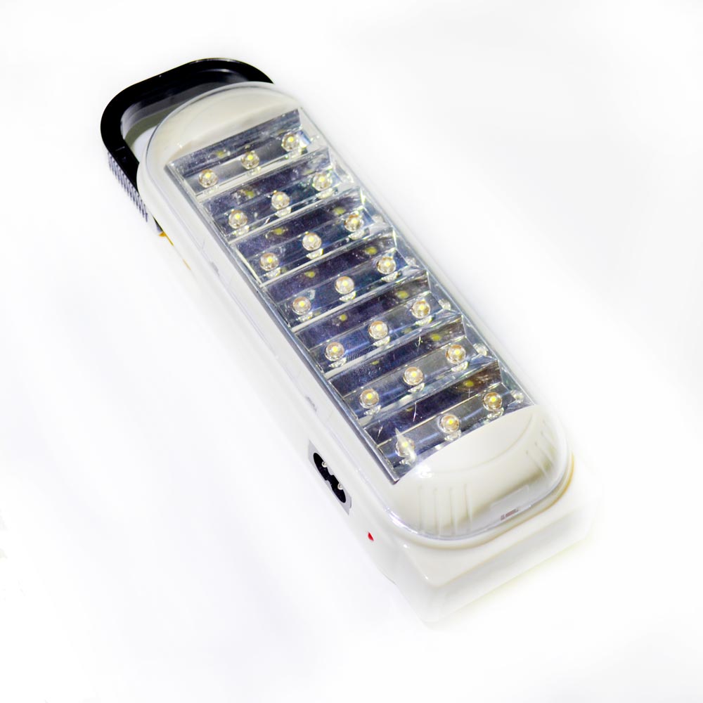 Luminária de emergência com 48 LEDs