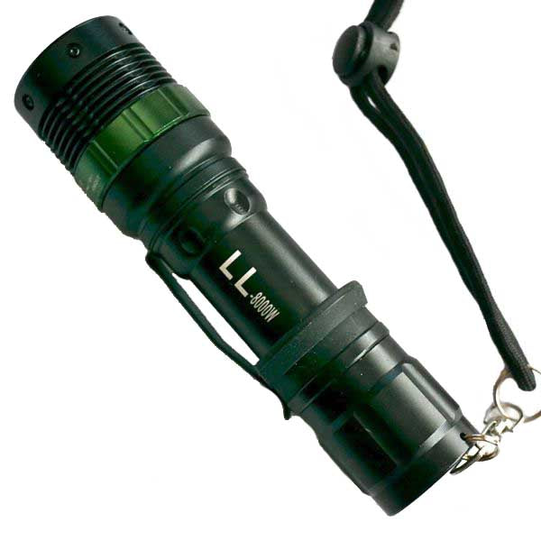 Lanterna LED USB Regulagem foco 38.000 lm 4hs