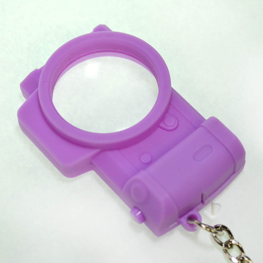 Lupa Chaveiro 8x30mm com LED