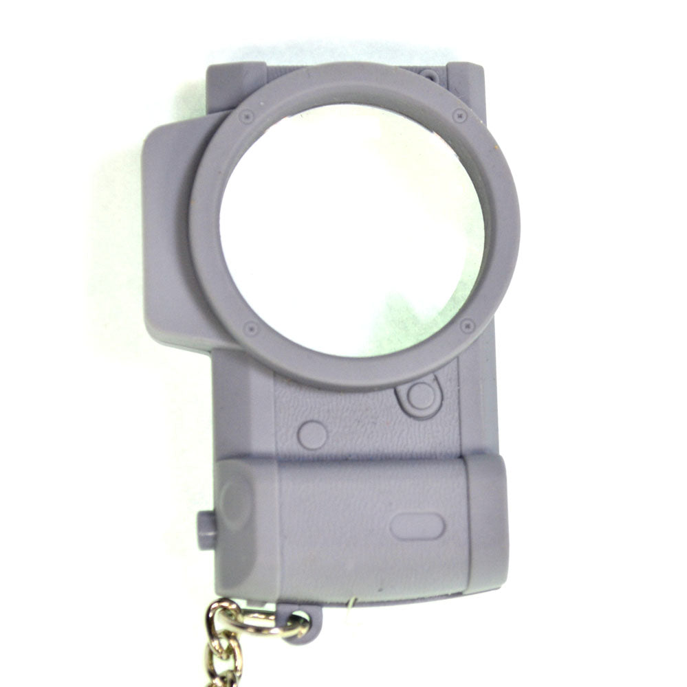 Lupa Chaveiro 8x30mm com LED