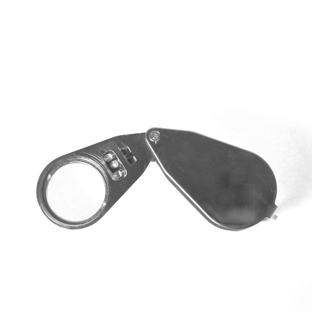 Lupa de Dedo 40x com LED/ UV 25mm