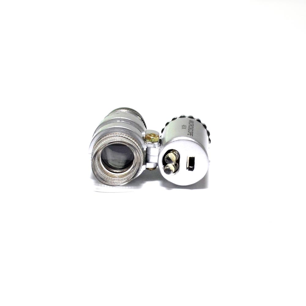 Lupa Microscópio 45x 8mm com LED