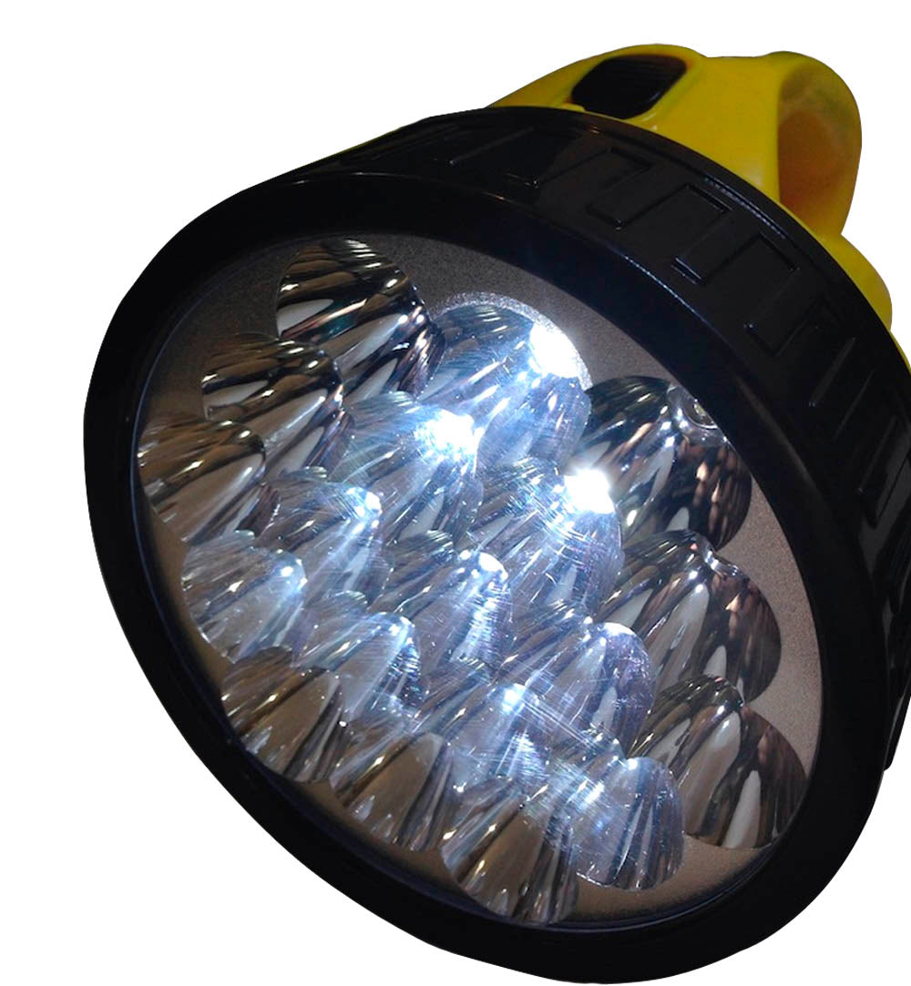 Lanterna holofote Recarregável com 19 LEDs
