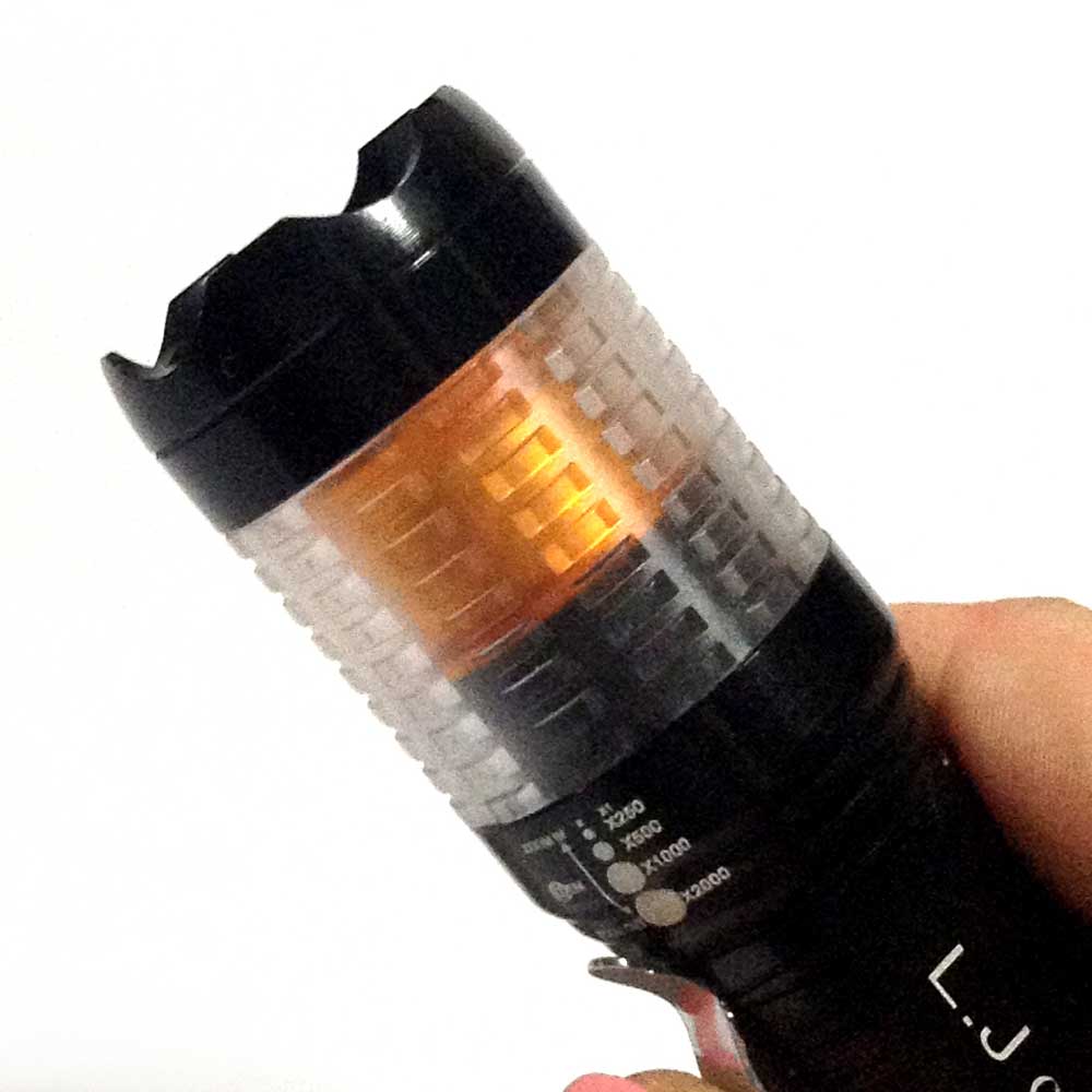 Lanterna Tática Ajuste foco 1x a 2000x IP55