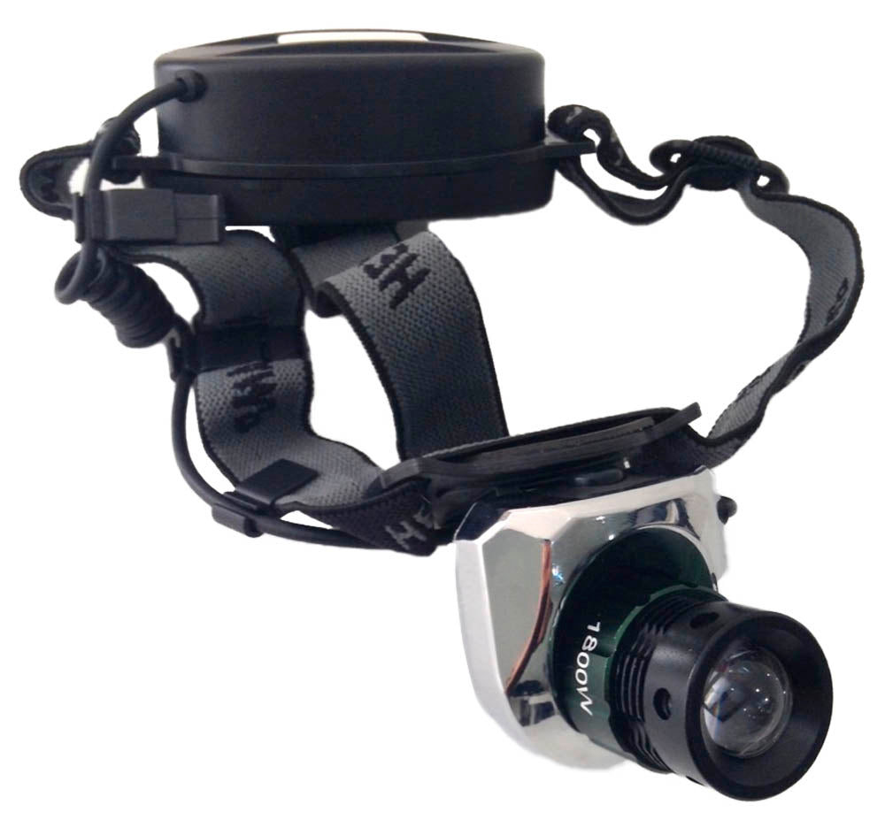 Lanterna Cabeça Capacete recarregável IP65