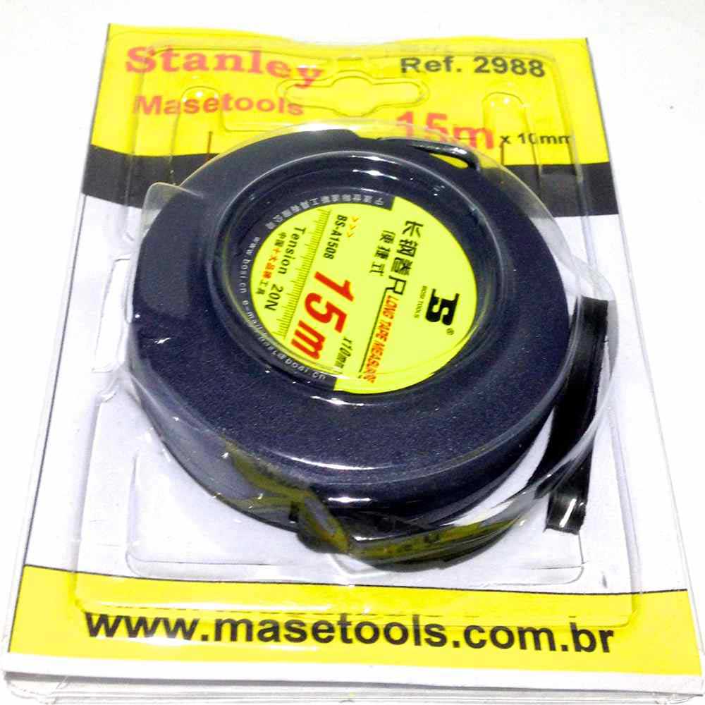 Trena aço 15 metros Masetools Stanley