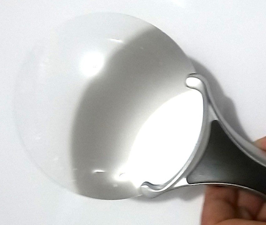 Lupa gigante acrílica 90mm com 2 LEDs 3x e 6x