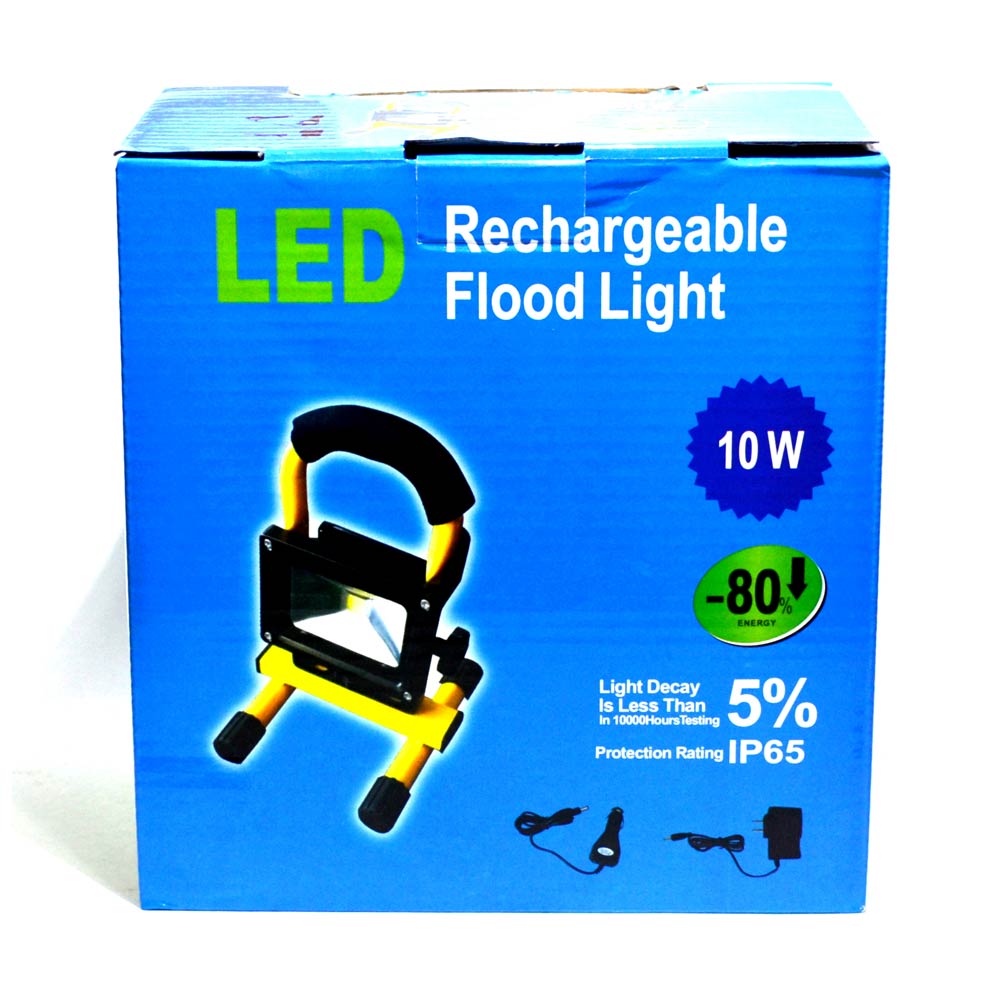 Refletor holofote LED recarregável 1000 lumens