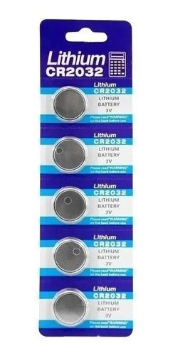 Blister com 5 Bateria alcalina 3V - CR2032
