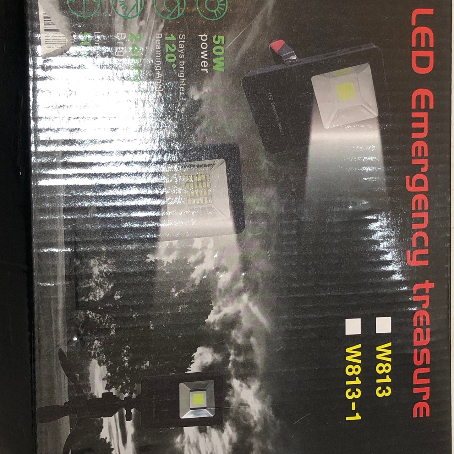 Luminária led emergência recarregável