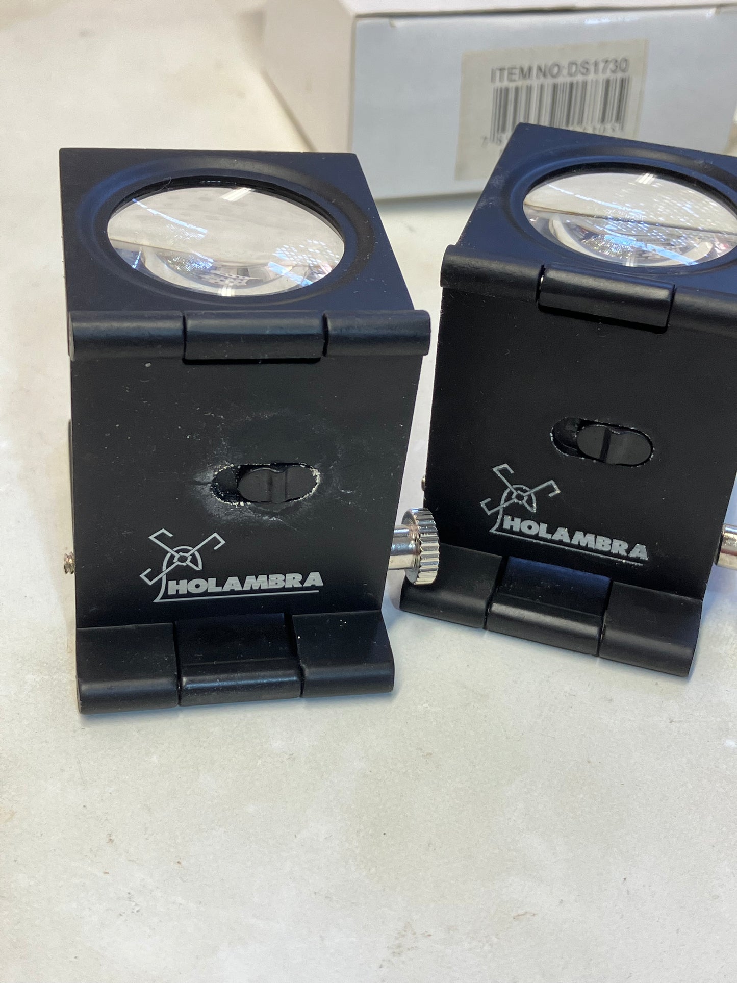 Lupa Conta fio 10 x 25,4mm Brinde com LED