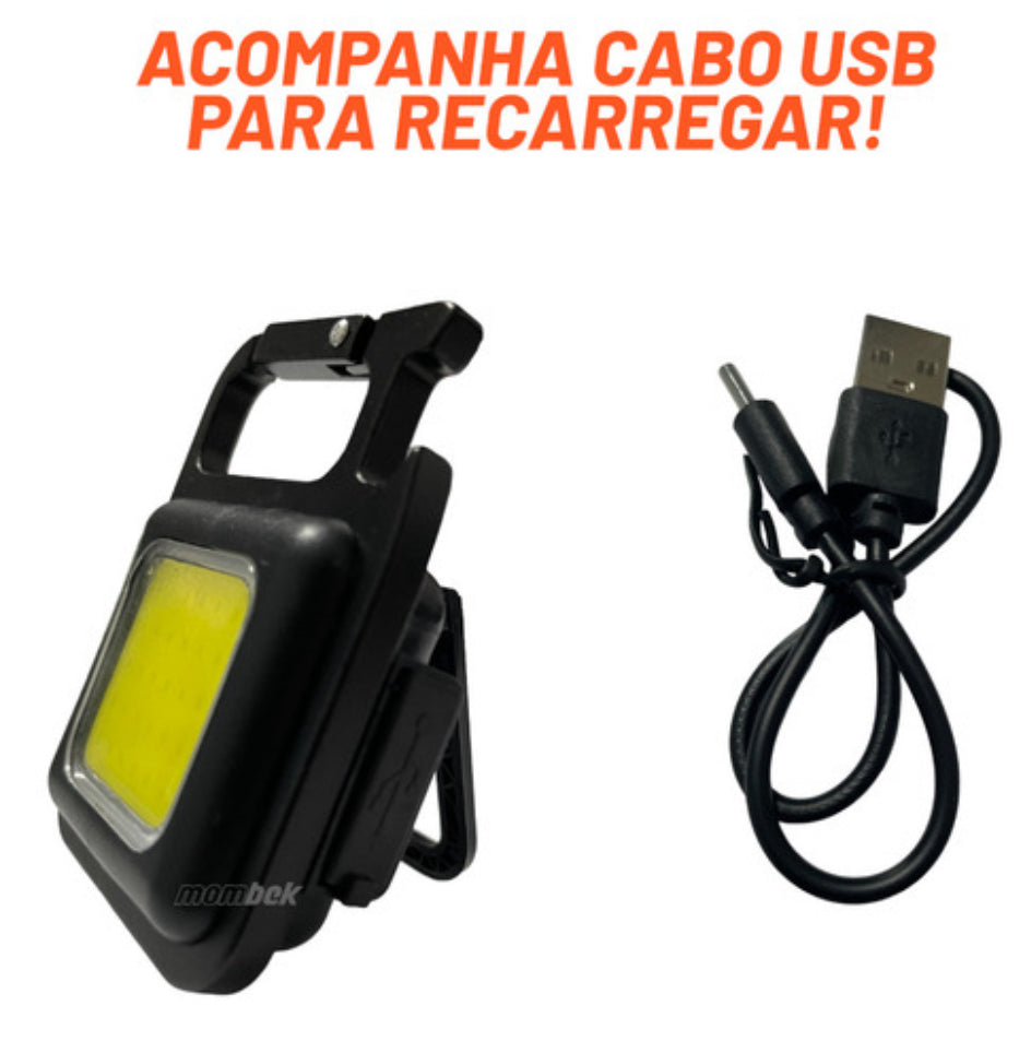 Lanterna Multifuncional Magnética Super Forte abridor garrafas Lanterna Multifuncional Mini Super Forte Chaveiro Pingente Cor da luz Branca Alça Lanterna com Ímã