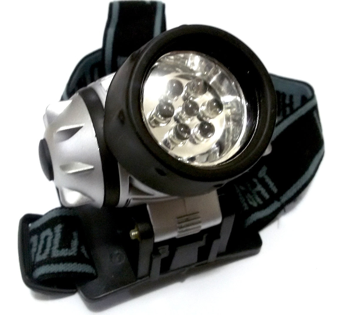 Lanterna LED de cabeça com 07 LEDs - À prova d'água IP55