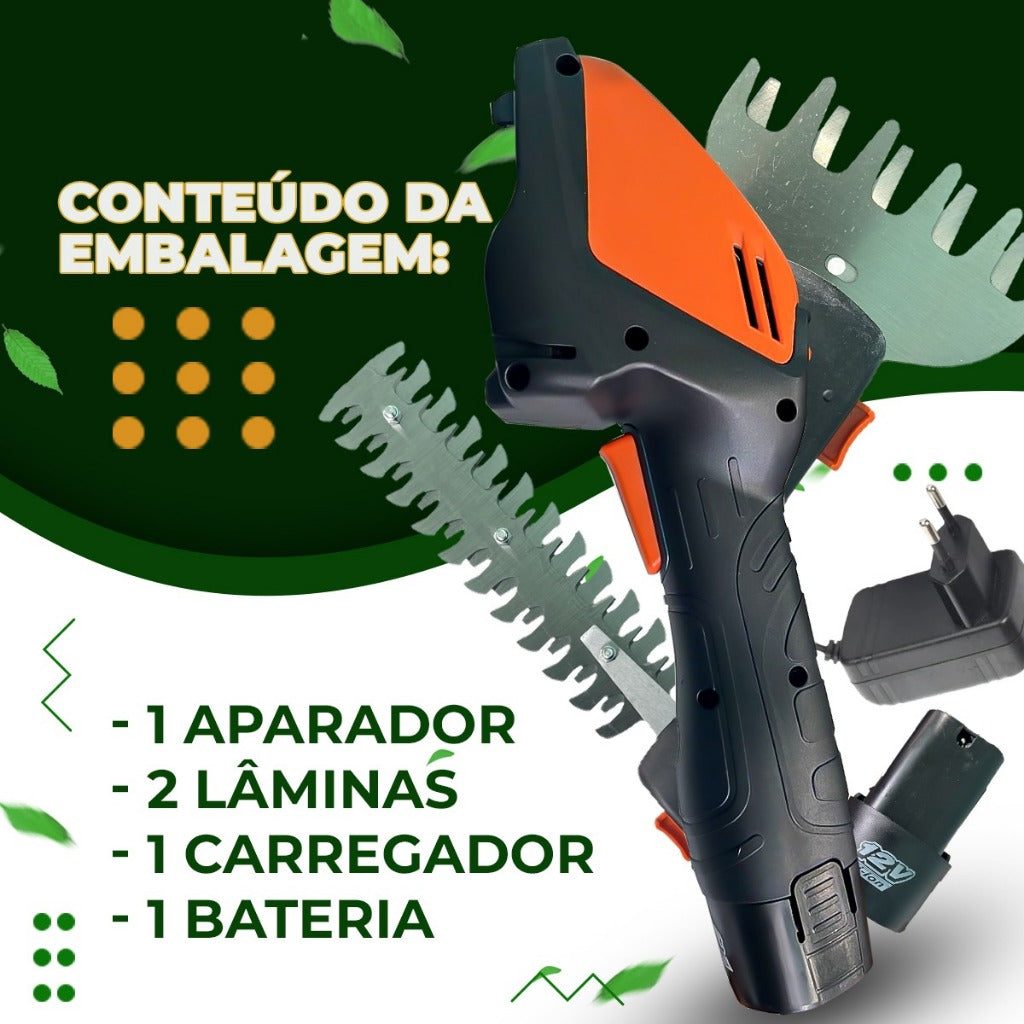Podador Cerca e aparador grama a bateria