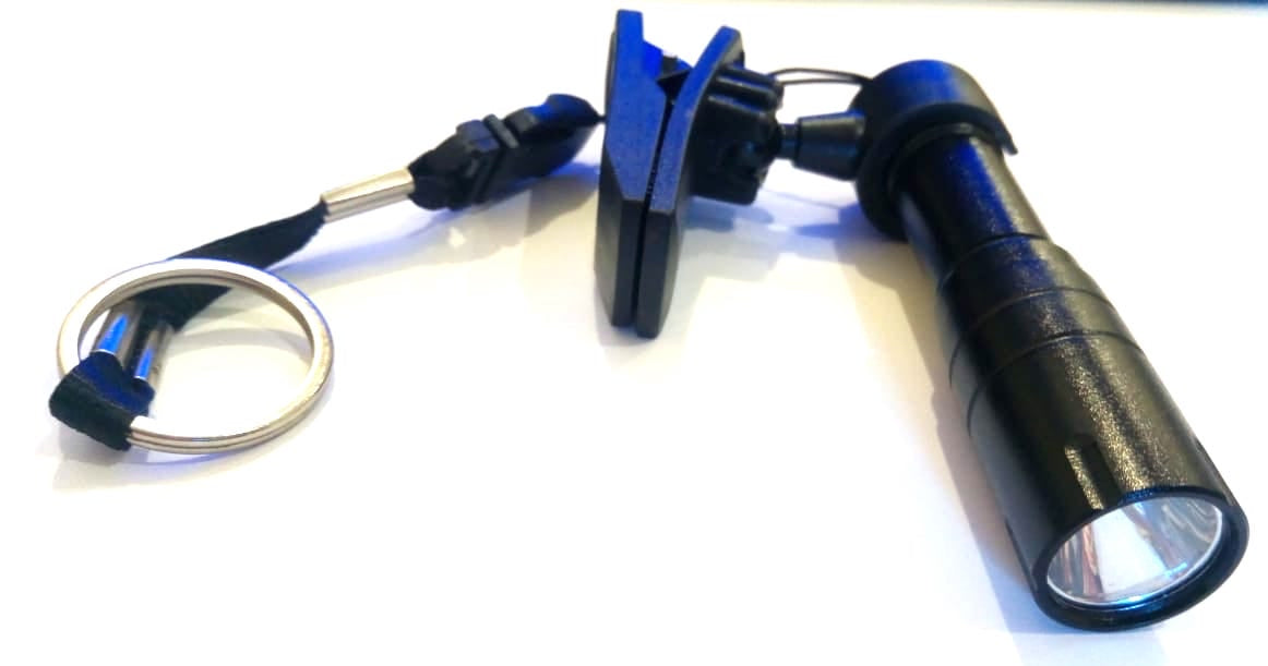 Mini lanterna LED com Clip - 5 W