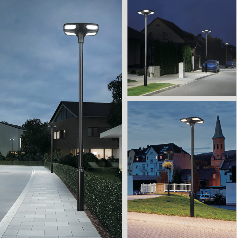 Luminária Solar 360º Trevo All Inclusive IP65