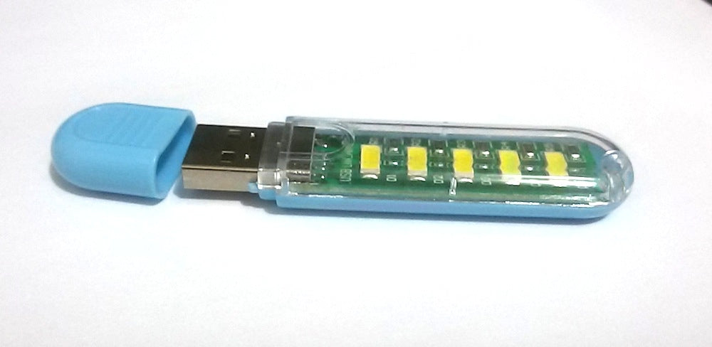 Luminária mini USB