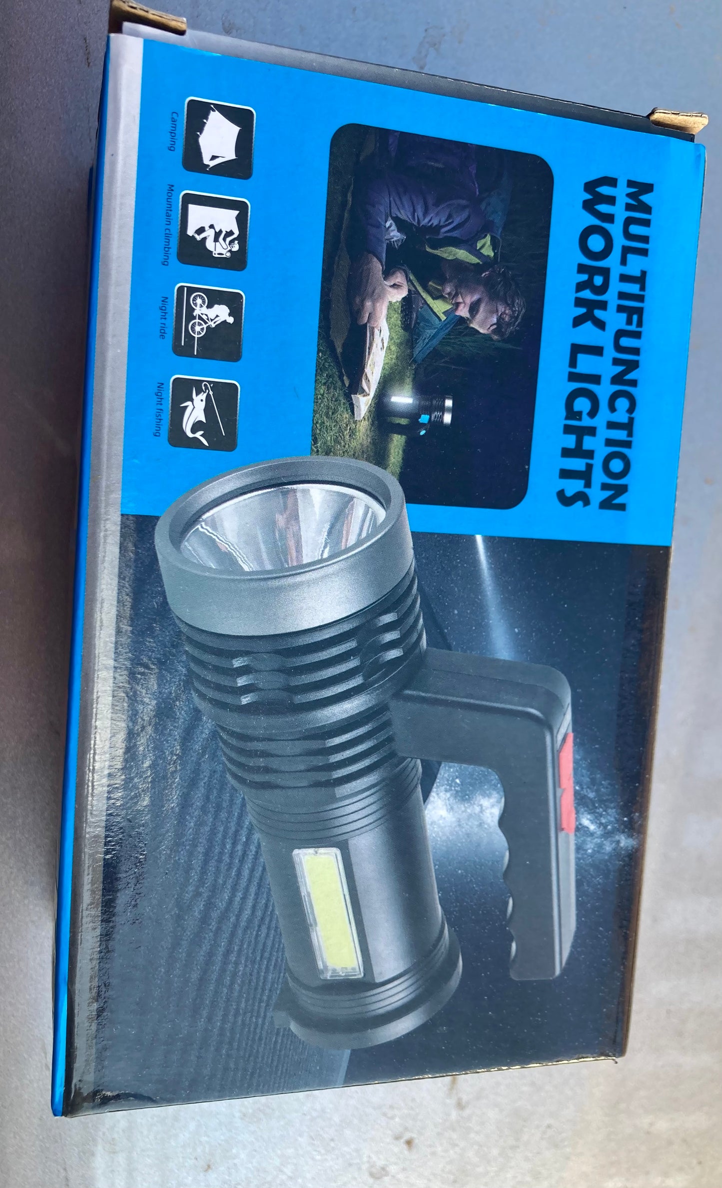 Holofote Recarregável Lanterna LED 20.000 mah