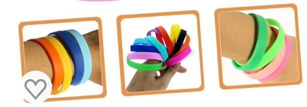 Pulseira de silicone