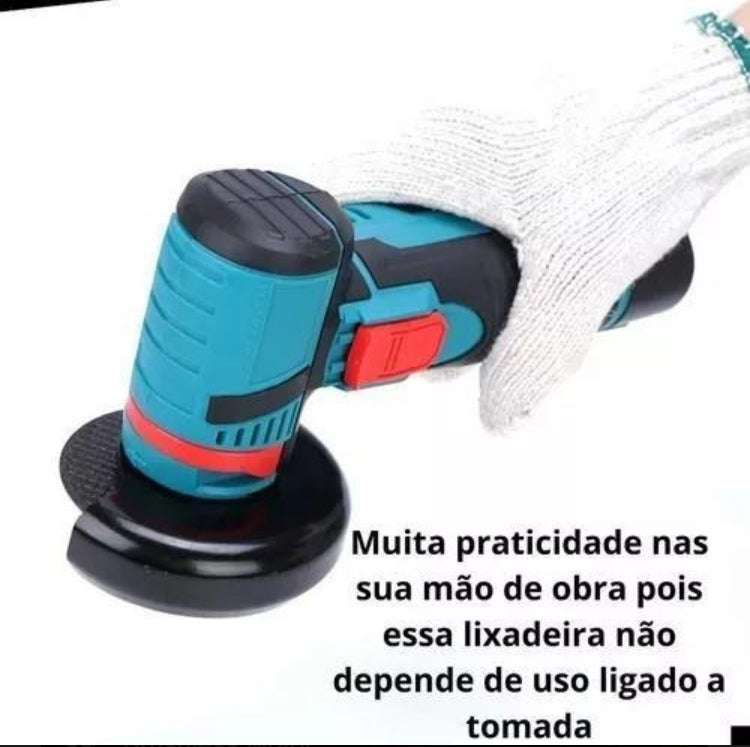 Esmerilhadeira e Lixadeira a Bateria super potente e portátil