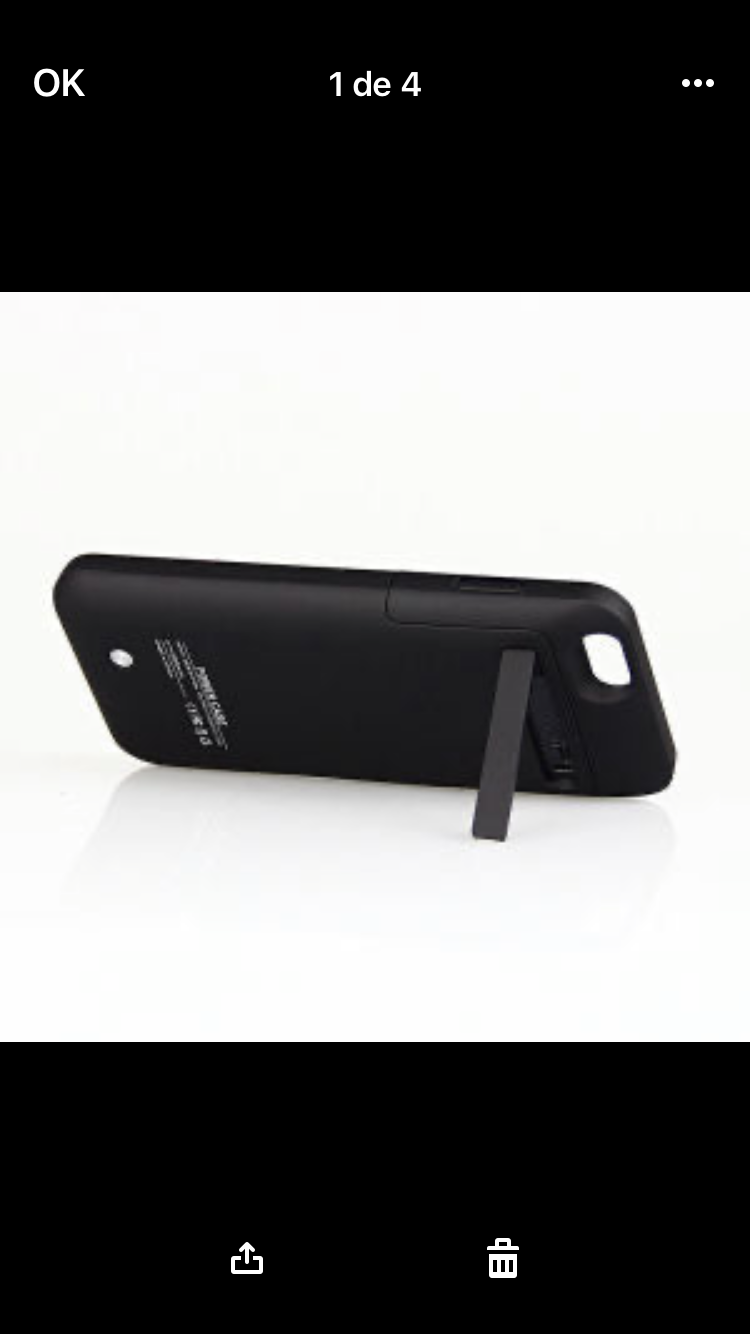 Capa Carregador Bateria Externa para Iphone 6