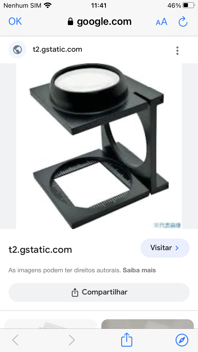 Lupa Conta fio Gigante 3x 75mm