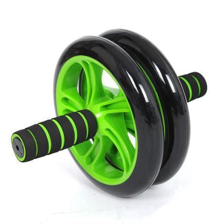 Roda de exercícios para abdominal e flexão - Fitness