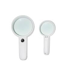 Lupa 3x 75mm com 2 Leds
