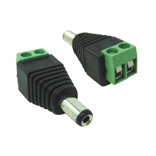 Conector P4 Macho Com Borne Plug p4 câmeras Segurança