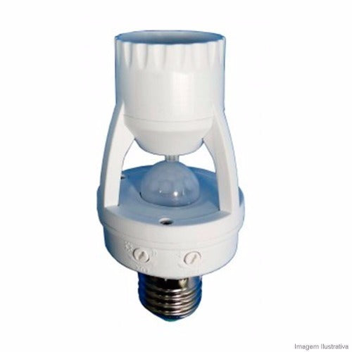 Soquete para Lâmpada E27 com sensor de presença 60 W