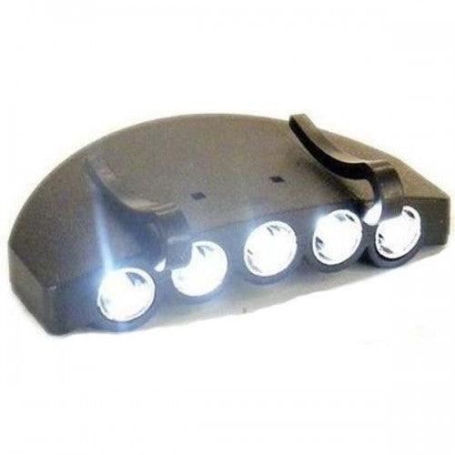 Lanterna com 3 LEDs para boné