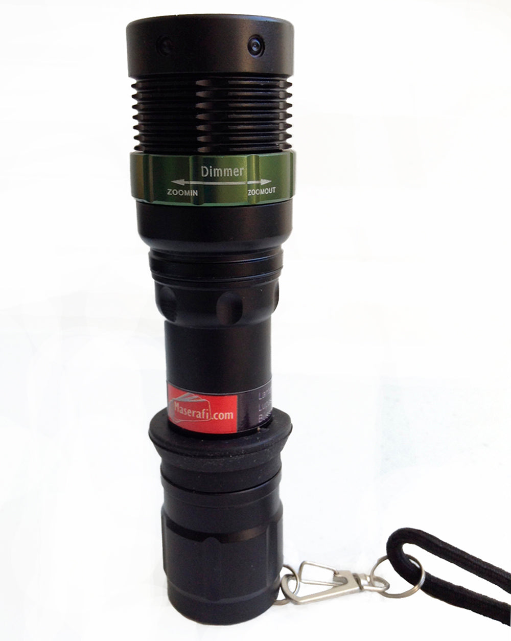 Lanterna LED USB Regulagem foco 38.000 lm 4hs