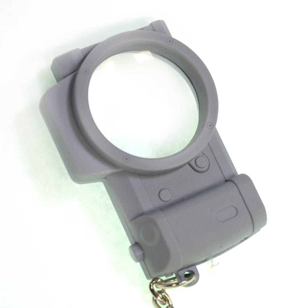 Lupa Chaveiro 8x30mm com LED