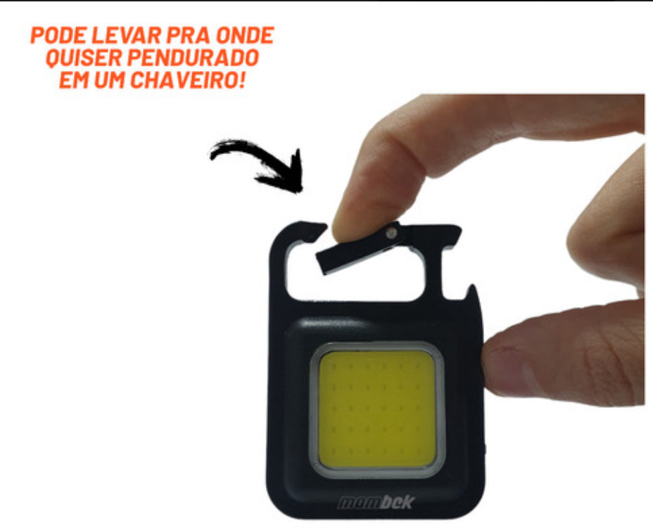 Lanterna Multifuncional Magnética  Super Forte  abridor garrafas Lanterna Multifuncional Mini Super Forte Chaveiro Pingente Cor da luz Branca Alça Lanterna com Ímã