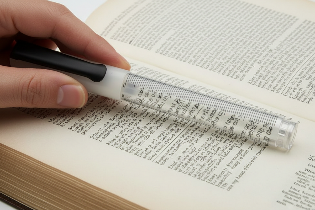 Lupa 3x Apoio de leitura com clip