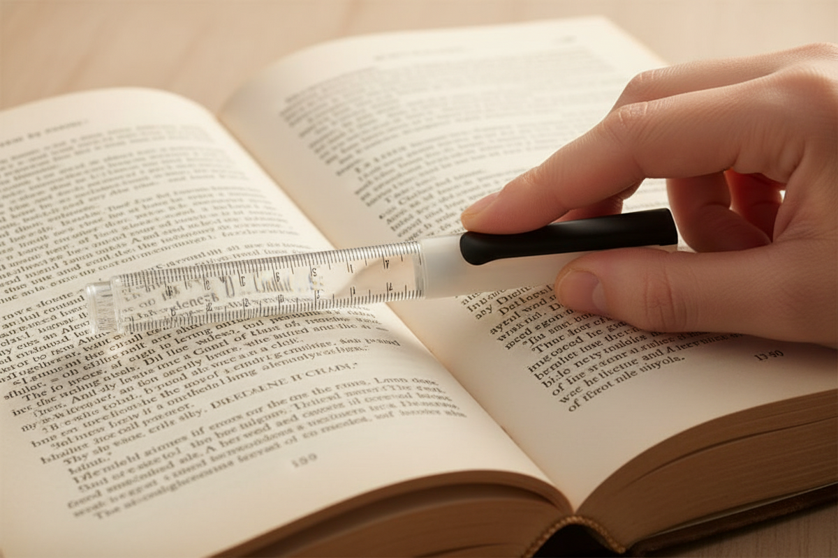 Lupa 3x Apoio de leitura com clip