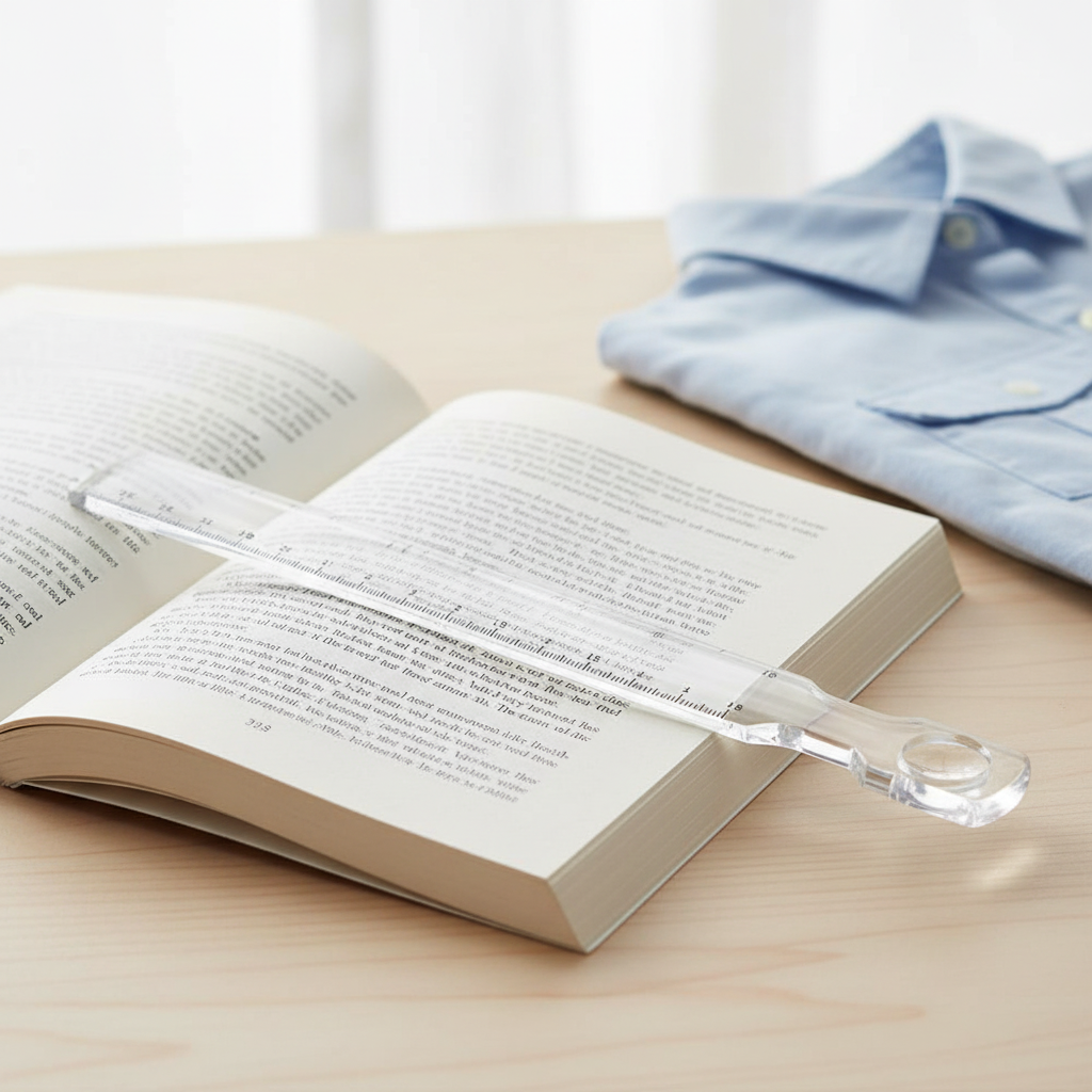 Lupa apoio de leitura com Régua 15 cm