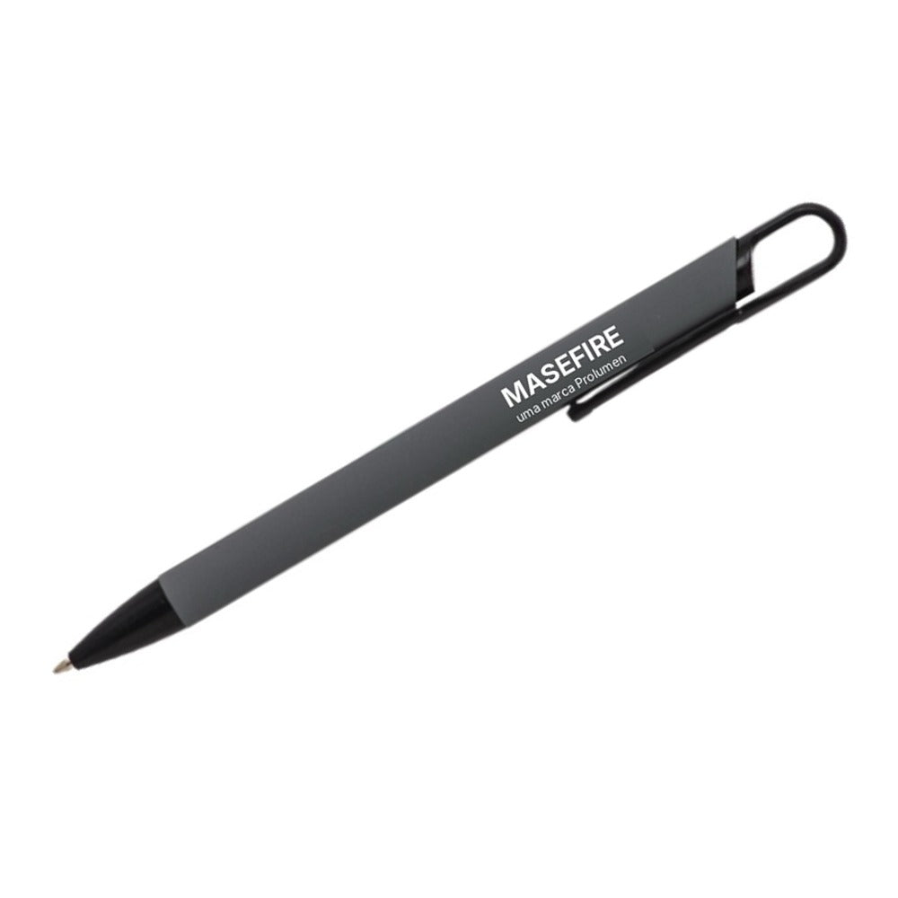Caneta Touch 1.0 Metal Emborrachada Personalizada com Logo (Gravação a Laser) - Ref 4675